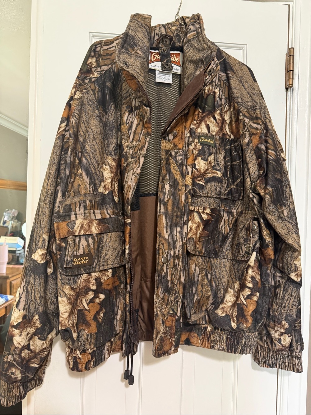 Men’s Camo Hunting Jacket - Brown/Green